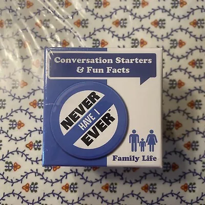 Never Have I Ever Family Edition Fun Party Game; New Sealed Age: 6+ • $33.86