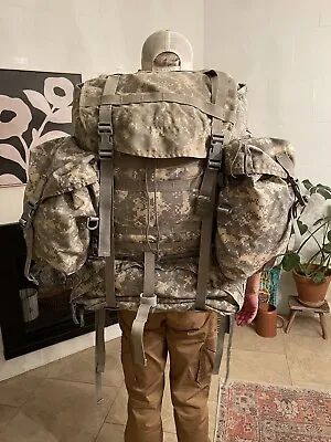 US MILITARY MOLLE II Large Rucksack Backpack Complete W/Frame Pouches Straps ACU • $38