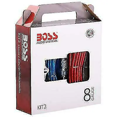 BOSS Audio Systems KIT2 8 Gauge Amp Installation Wiring Kit • $27.99