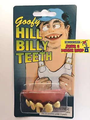 £2.99 • Buy Goofy Hillbilly Teeth~Ugly Fake False Dentures ~ Funny Joke Novelty Hill Billy