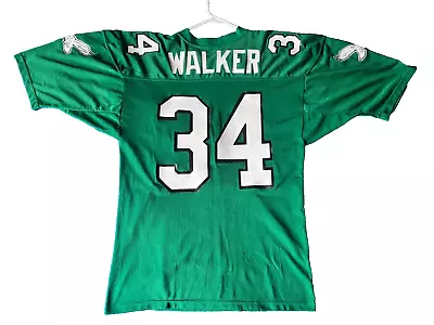 Vtg 90's Russell Athletic NFL Philadelphia Eagles Jersey Herschel Walker #34 48 • $129.99