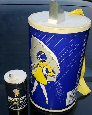 Vtg XXL Advertising Morton's Salt Container Store Display Umbrella Girl 14  • $299.99