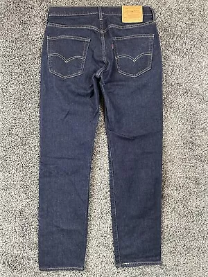 Levi's Premium 502 Regular Fit Taper Men’s BIG E Blue Jeans 32x32 Stretch • $24.99