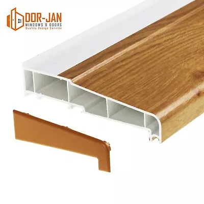 150mm UPVC Sill Window Door Patio PVC Plastic Cill End Caps External 1m Or 1.2m • £17.99