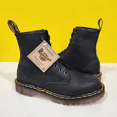 💥Dr. Martens Doc England MIE Rare 90's Vintage Black 1460 Boots UK5 US7💥 • $249