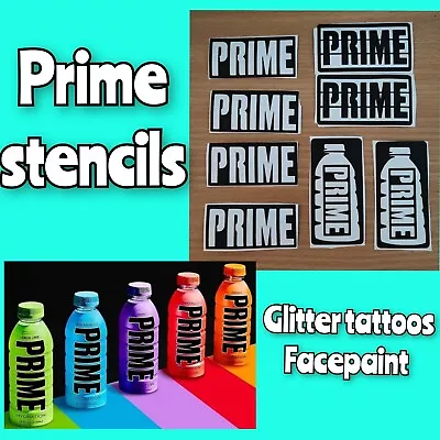 £3 • Buy Glitter Tattoo / Face Paint Stencils. Prime X 10 Children Birthday  