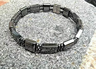 Men’s Women’s 100% Magnetic Hematite Bracelet Anklet Necklace 2 Row Therapy • $46.99