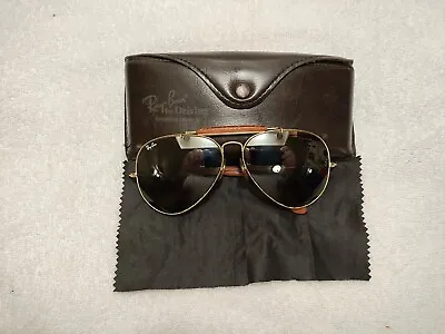 Vintage 62[]14mm B&l Ray-ban Color Contrast Tech Outdoorsman Sunglasses • $99.99