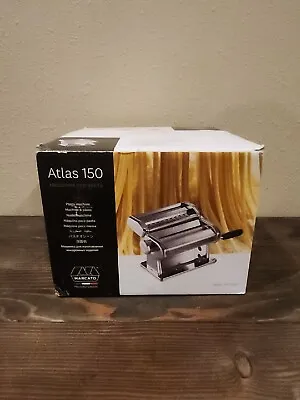 $39.95 • Buy MARCATO Atlas 150 Pasta Machine, Made In Italy, Includes Cutter, Hand Crank, And