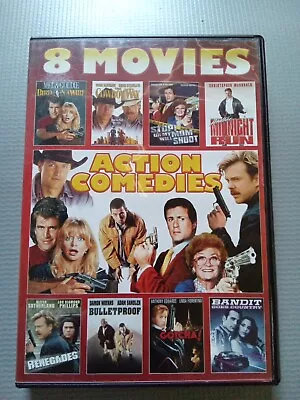 8 Feature - Action Comedies (DVD 2015) LIKE NEW! • $5