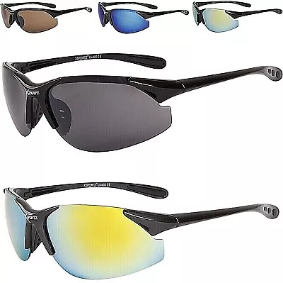 Men Women Sport Rimless Sunglasses Wrap Around Extreme Sports Running Cricket • £9.99