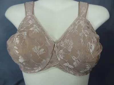 Used Wacoal 85567 Underwire Unlined Avareness Full Coverage Bra Size 34DDD • $20.99