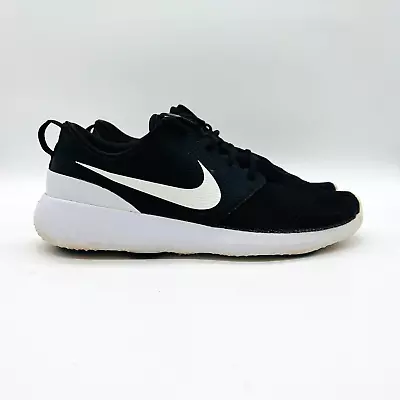 Nike Roshe G Mens 10 Black White Spikeless Golf Shoes Athletic Sneakers Cleats • $27.99