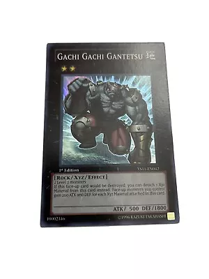 Gachi Gachi Gantetsu -1st Ed. YS11-EN042 - NEW SUPER RARE- MINT - YUGIOH • $2.99