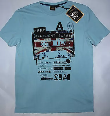 Merc Mens Sonic Tee Shirt In Sky Size M Nwt • £11.99