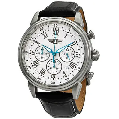 Invicta Men's Watch I By Invicta Chronograph White Dial Black Strap 90242-002 • $53.73