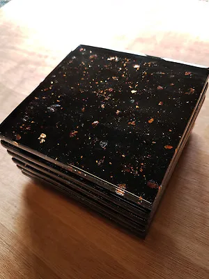 £12 • Buy Fused Glass Coasters Galaxy Bronze100 X 100mm Sets Of 4 Or 6