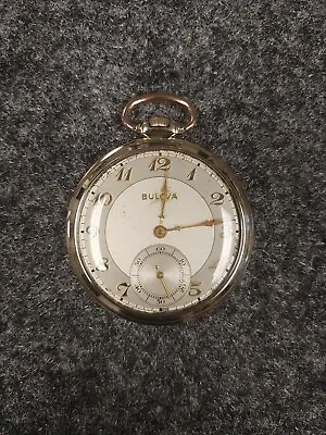 Vintage 17 Jewel Bulova Pocket Watch • $150