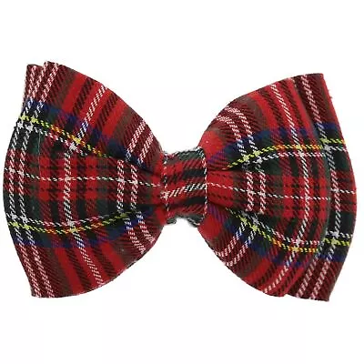 Tartan Hair Bows Bobby Pins And Alice Bands For Girls And Women Hair Clips • £12.82