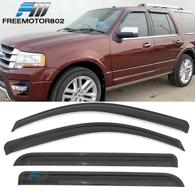 For 97-17 Ford Expedition 98-17 Lincoln Navigator Acrylic Window Visors 4Pc Set • $26.66