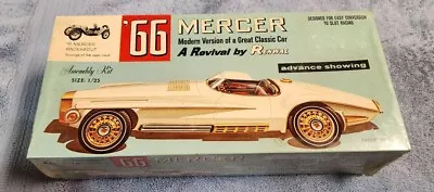 57 Year Old Renwal 1966 MERCER Concept Car By Virgil Exner -MINT FACTORY SEALED • $341.85