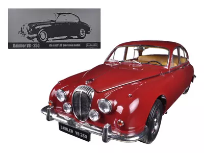 1967 Daimler V8-250 Maroon Limited 1/18 Diecast Model Car By Paragon • $111.99