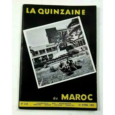 La Quinzaine Du Maroc Travel Brochure Morocco 1963 Edition Vintage • $7.79