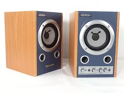 Edirol By Roland MA-7A Stereo Micro Monitors. Active Speakers. • £38.95