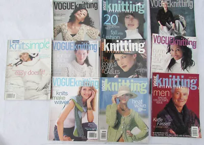 Vogue Knitting Magazine Choice Of Issue Vintage 2002 To 2007 • $4.95