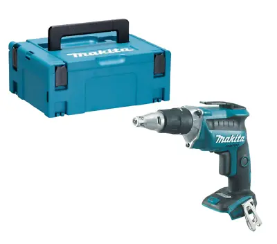 Makita DFS452ZJ 18V Brushless Drywall Screwdriver With Makpac Case (Body Only) • £205.20