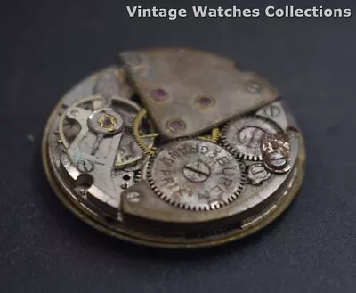 Buren-1350 Winding Non Working Watch Movement For Parts & Repair O-18324 • $43.99