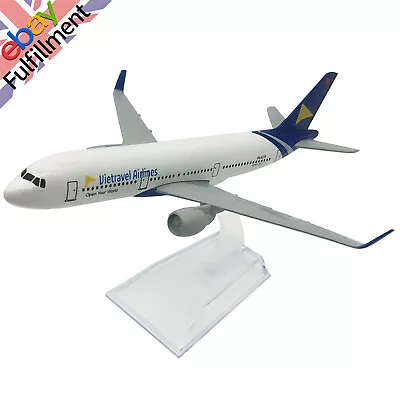 1:400 16cm Vietnam A321 Plane Model Aircraft Diecast Airlines Metal Collection • £10.79