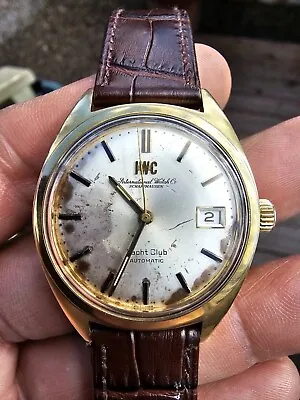 Vintage 1960's IWC Schaffhausen Yacht Club Automatic Watch  Cal. C8541 • $995.95