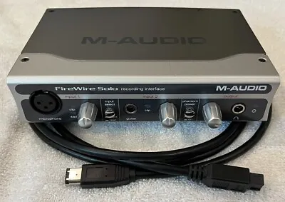 M-Audio FireWire Solo Recording Interface AU02-063A3 WORKING • $25