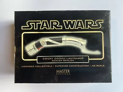 Star Wars Master Replicas .45 Scaled Count Dooku Lightsaber SW-307 • £120