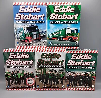 Eddie Stobart Trucks & Trailers Series 1-5 DVD Complete Channel 5 Hit Show VGC • £44.99