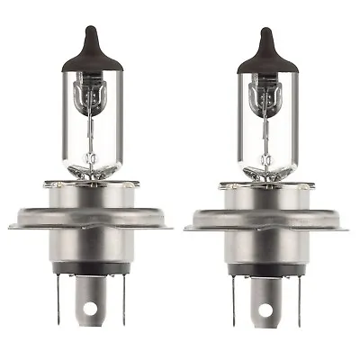 2x H4 Halogen 60/55W 12V Headlight Low/High Beam Car Bulbs Clear 9003/HB2 Glass • $10.95