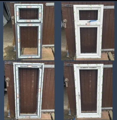 £99.99 • Buy X7 Liniar Anthracite Grey UPVC Bay Windows With Double Glazed Glass & Vents New