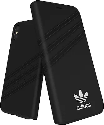 $42.95 • Buy Adidas 28354 Originals Suede Cases For Apple IPhone X - Black Wallet