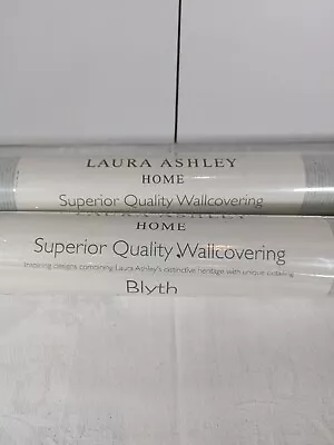 Laura Ashley Home Wallpaper Blyth Eau De Nil 2 Rolls Batch Ends • £24.95