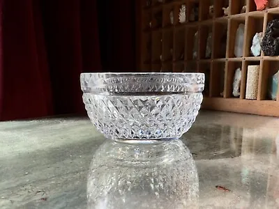 VINTAGE Waterford Crystal Sugar Bowl / Colleen (Diamond) 50s 4” / Cut Glass • $48.95