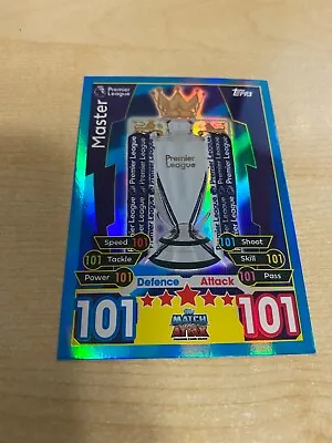 Match Attax 2018/19 Master Trophy 101 Card  • £25