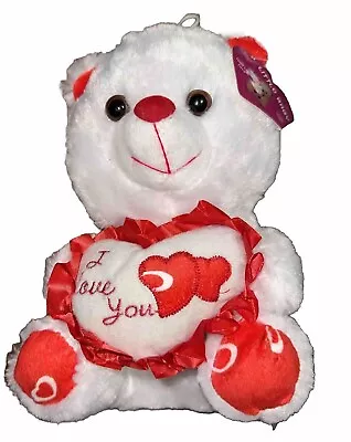 Little Baby Teddy Bear Stuffed Animal Plush Toy I LOVE YOU Red Heart Shape • $5