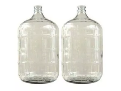 Case Of 2 - 3 Gallon Glass Carboys Homebrew Beer Wine Mead Spirits Kombucha • $95