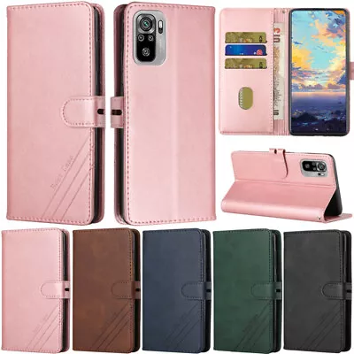 Luxury Wallet Flip Leather Case Cover For Xiaomi Poco X5 Redmi 10C A1 Note 12 5G • $13.39