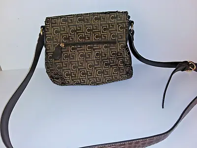 Vintage Liz Claiborne Purse Small Brown Adjustable Strap Shoulder Bag • $9.99