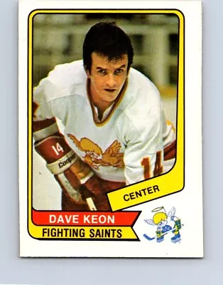 Vintage  Wha Hockey Card Opc 1976-77 Dave Keon  Minnesota Fighting Saints No27 • $7.36
