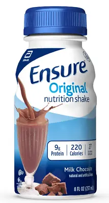 Ensure Original Nutritional Shake Milk Chocolate 8 Fl Oz 6 Count 070074407012 • $31.49