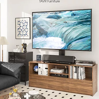 Modern Universal Swivel TV Stand Tabletop Base With Mount Up To 86 Inch • $62.99