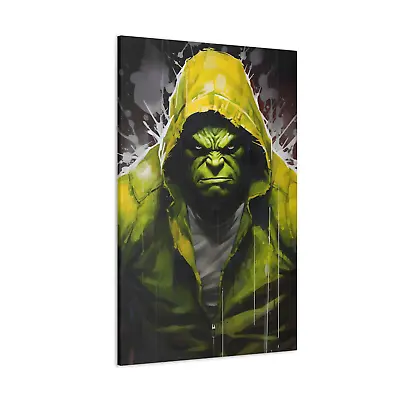 Hulk Canvas Marvel The Incredible Hulk Street Art Superhero Comic Wall Art Decor • £15.99